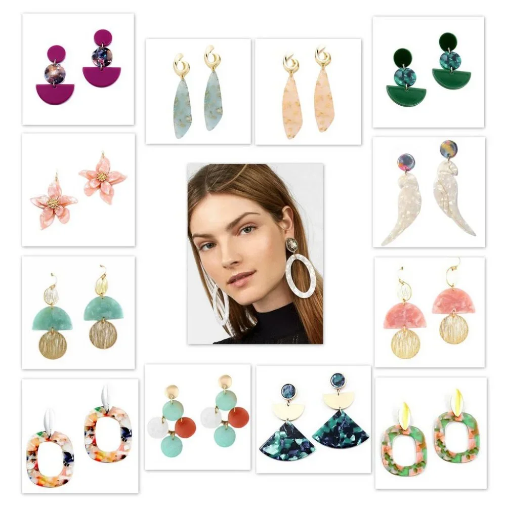 Tigerstars Gorgeous Pink Flower Earrings - Picture 2 of 2